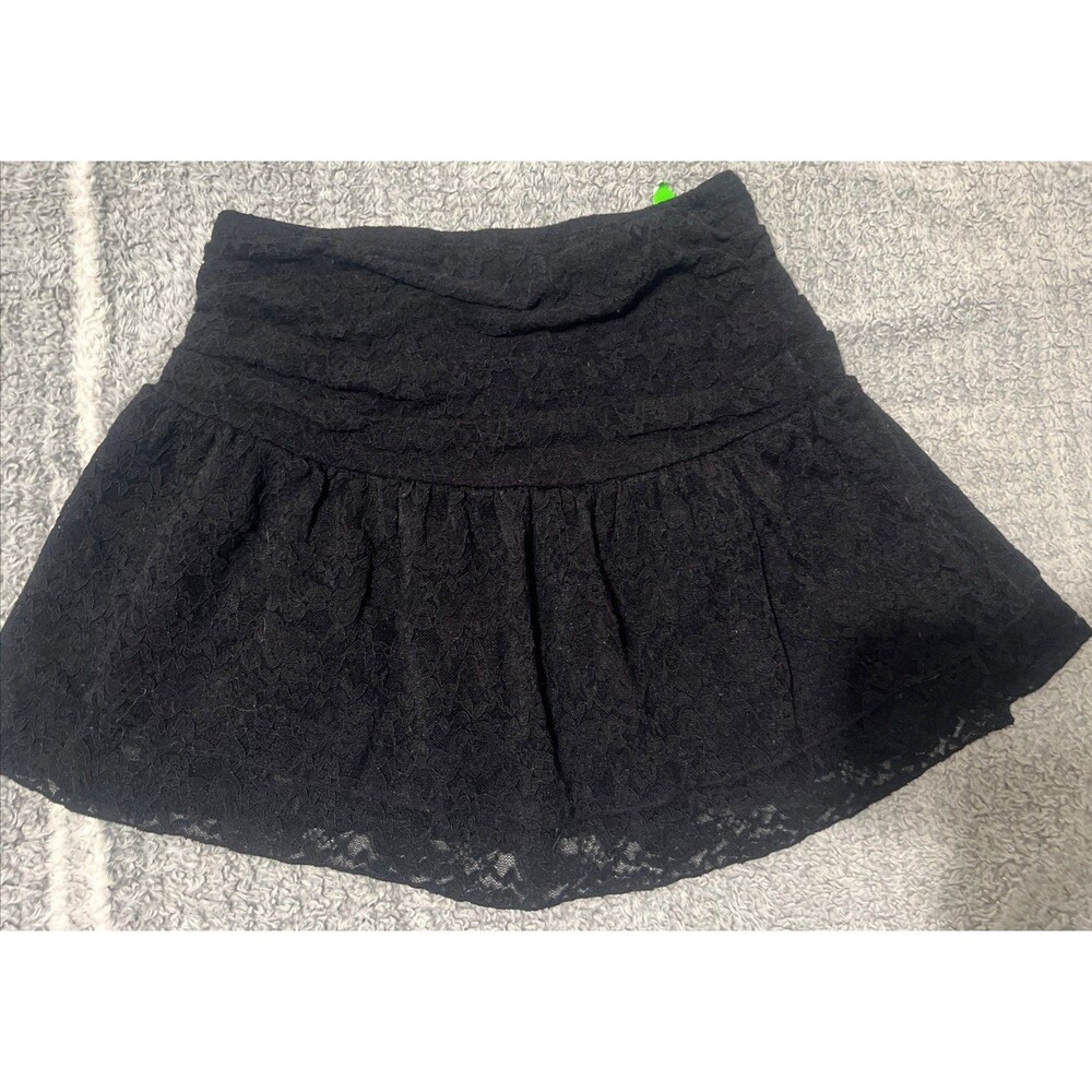 Windsor Lace Mini Skort Black Y2K Whimsygoth Vintage Md